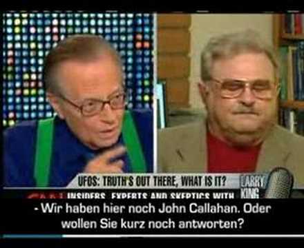 Youtube: Teil 6: Larry King: UFO-debate: The UFO-Coverup?
