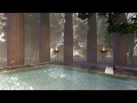 Youtube: Ancient Roman Bath Ambience | Hot Spring in the Forest | Onsen ASMR
