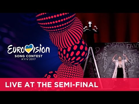 Youtube: Dihaj - Skeletons (Azerbaijan) LIVE at the first Semi-Final