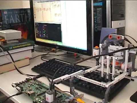 Youtube: Tetris-Bot  (TI DSP + Lego NXT robot)