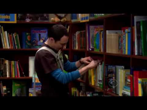 Youtube: Sheldon Cooper @ The Bookstore