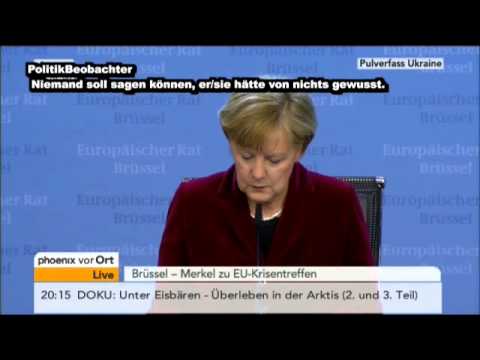 Youtube: Merkel Pressekonferenz zur Lage in der Ukraine 6. März 2014