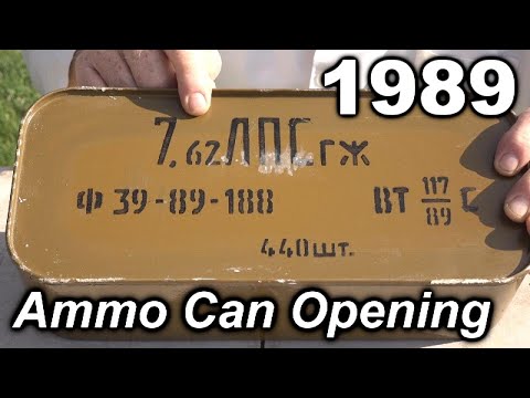 Youtube: Opening Soviet AMMO CAN from 1989