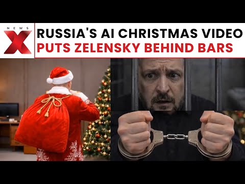 Youtube: Putin Puts Zelensky On Naughty List! AI Christmas Video Shows Him Behind Bars | NewsX