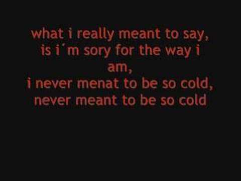 Youtube: crossfade-cold