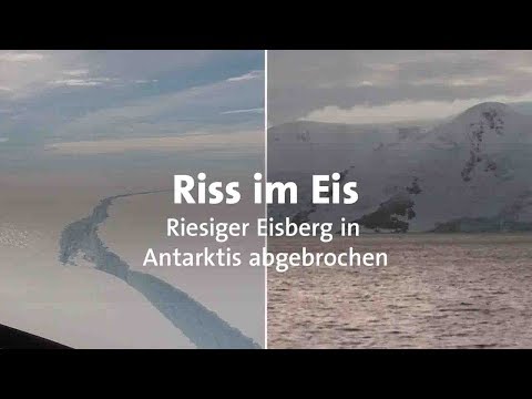 Youtube: Riesiger Eisberg in Antarktis abgebrochen