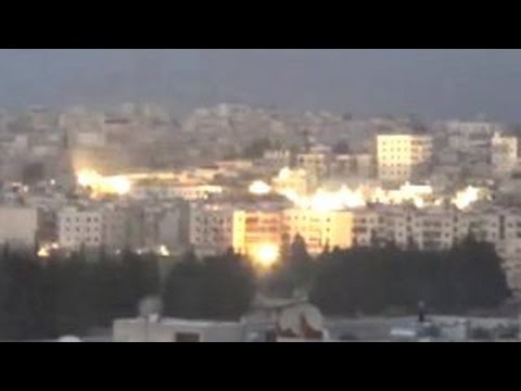 Youtube: Russian jet drops cluster bombs on Aleppo, Syria