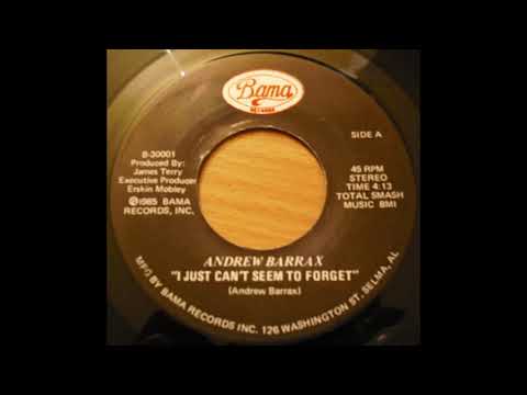 Youtube: ANDRE BARRAX- i just can´t seem to forget