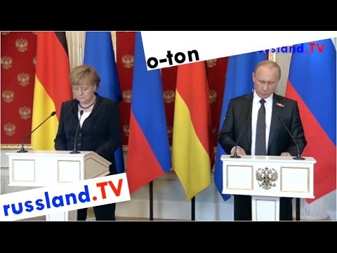 Youtube: Putin-Rede auf deutsch beim Merkel-Besuch