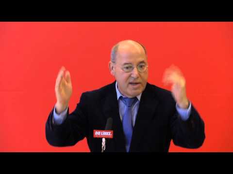 Youtube: Gregor Gysi, DIE LINKE: »Erschreckend und mit nichts zu rechtfertigen«