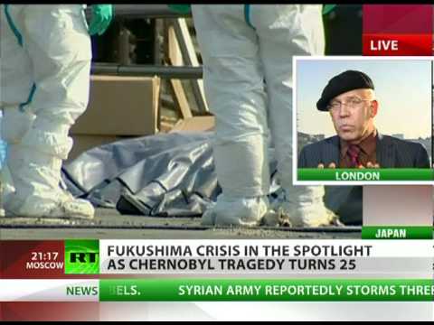 Youtube: Busby: Can't seal Fukushima like Chernobyl - it all goes into sea