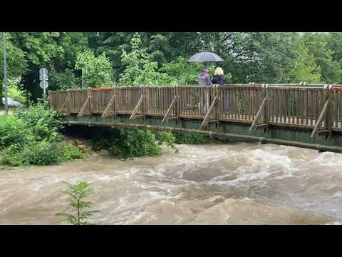 Youtube: Aschau im Chiemgau Prien Hochwasser August 2020