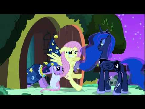 Youtube: Princess Luna and Fluttershy scene