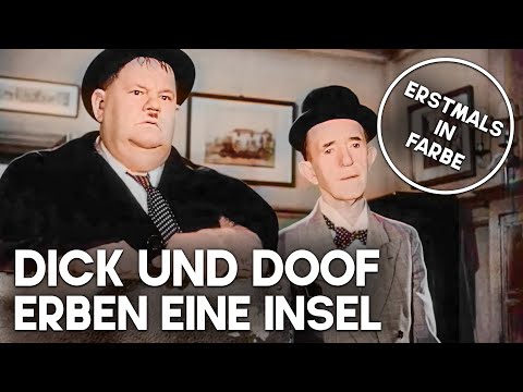 Youtube: Dick und Doof erben eine Insel | KOLORIERT | Komödien | Filmklassiker