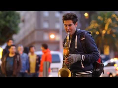 Youtube: Justin Ward Saxophonist Busking Live in San Francisco