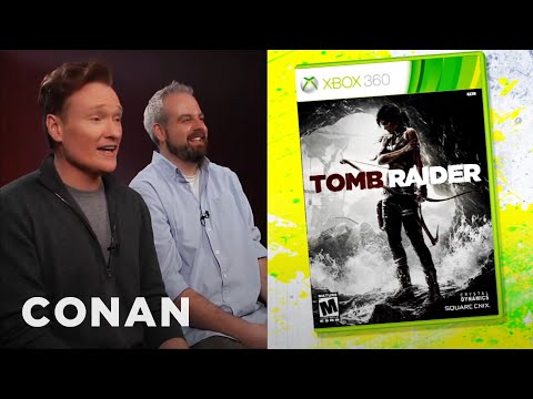 Youtube: Conan O'Brien Reviews "Tomb Raider" - Clueless Gamer | CONAN on TBS