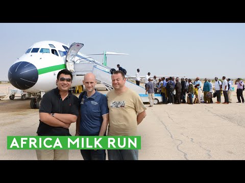 Youtube: Africa Milk Run: Flying 46 Years Old DC-9 and an MD-80 in the Cockpit