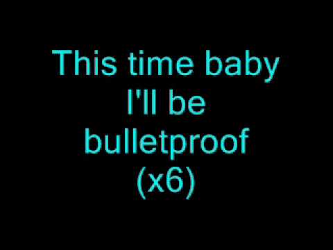 Youtube: La Roux-Bulletproof (Lyrics on screen)