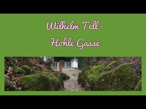 Youtube: Hohle Gasse 🏹, Wilhelm Tell in Küssnacht am Rigi.