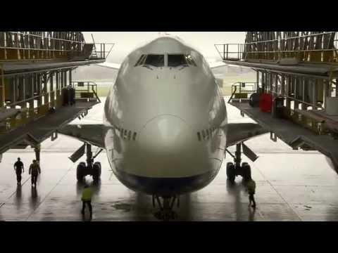 Youtube: British Airways Boeing 747-400 in D-Check
