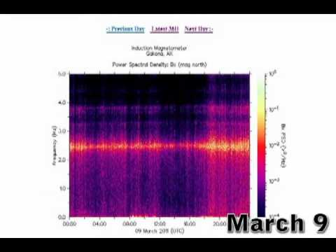 Youtube: HAARP activity during massive tsunami earthquake in Japan March 11, 2011