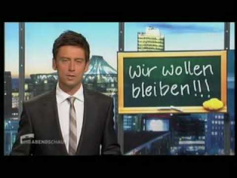 Youtube: "Wir wollen bleiben!" - Abendschau-Bericht von rbb über die Wartburgschule Berlin Moabit, 10.09.09