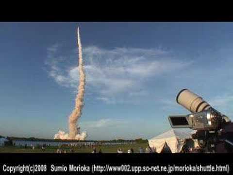 Youtube: Real Sound of Space Shuttle STS-117 Launch, 3 miles