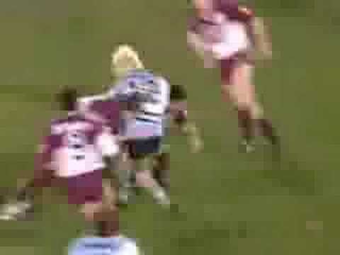 Youtube: Big rugby tackles