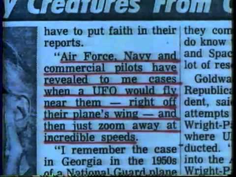 Youtube: Major General  Goldwater USAF denied access to UFO files