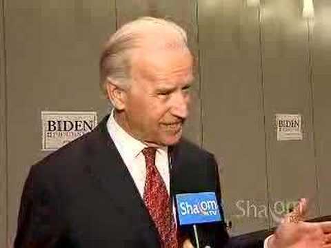 Youtube: Sen. Joe Biden on Shalom TV