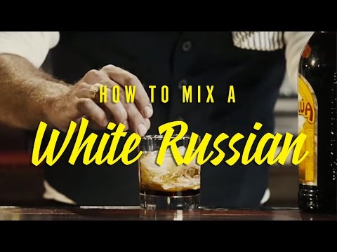 Youtube: How to mix a perfect White Russian 🍸