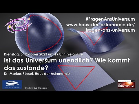 Youtube: #FragenAnsUniversum: Ist das Universum unendlich? Wie kommt das zustande?