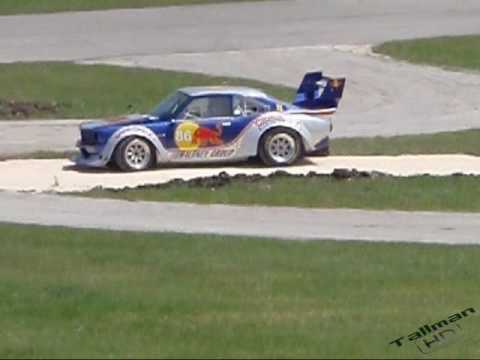 Youtube: Mark Maloney Redbull Mazda Rx3 hotlap @ bushy park