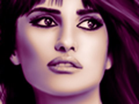 Youtube: Penelope CRUZ - Digital Painting