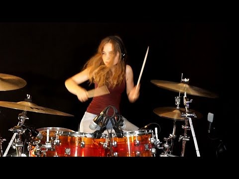 Youtube: Burn (Deep Purple); drum cover by Sina