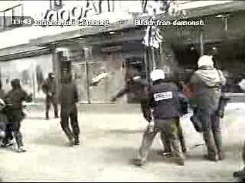 Youtube: Göteborg 2001 riots