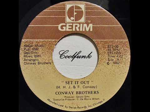 Youtube: Conway Brothers - Set It Out (Funk 1982)