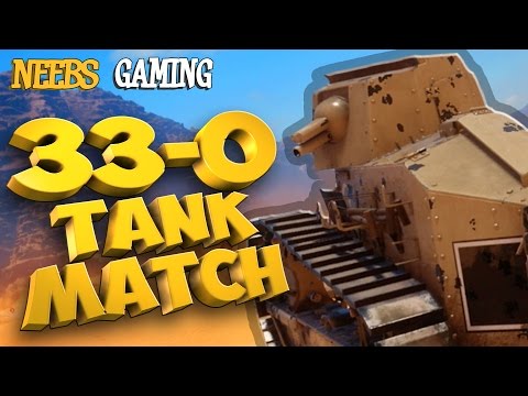 Youtube: Battlefield 1 *LEGENDARY TANK MATCH*  33-0