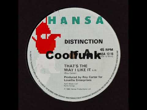 Youtube: Distinction - That's The Way I Like It (12" Boogie-Funk 1982)