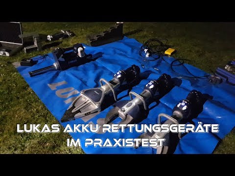Youtube: Was kann ein Feuerwehr Rettungssatz mit Akku? Lukas - Edraulic rescue tools