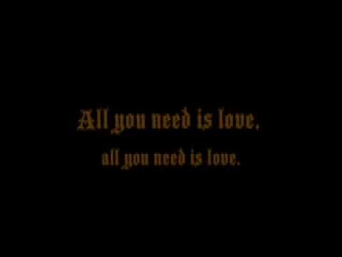 Youtube: All You Need Is Love - The Beatles lyrics