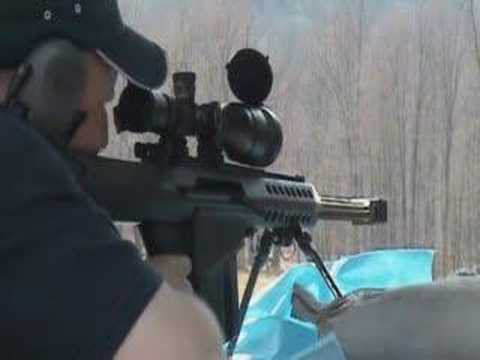 Youtube: Barrett M82A1 M107 50 cal rifle 50 BMG