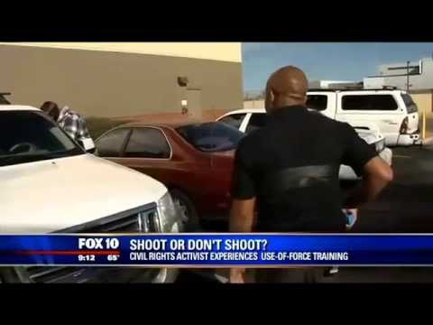 Youtube: Activist critical of police undergoes use of force scenarios | FOX 10 News