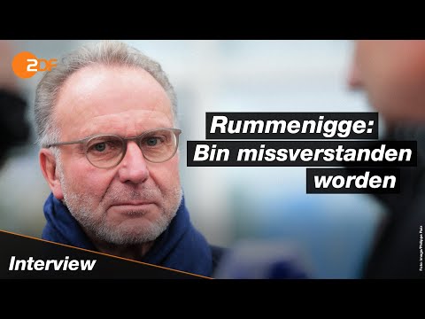 Youtube: Impf-Drängel-Vorwurf: Rummenigge widerspricht | FC Bayern | SPORTstudio - ZDF