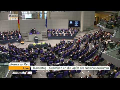 Youtube: Sitzung des Bundestages - Holocaust-Gedenktag am 27.01.2014