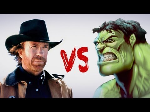 Youtube: CHUCK NORRIS VS HULK