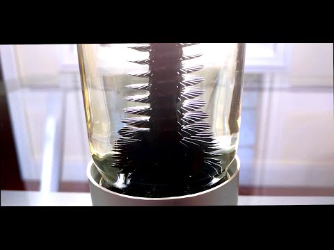 Youtube: RIZE spinning ferrofluid sculpture