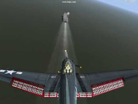 Youtube: il2 carrier landing from 2000M