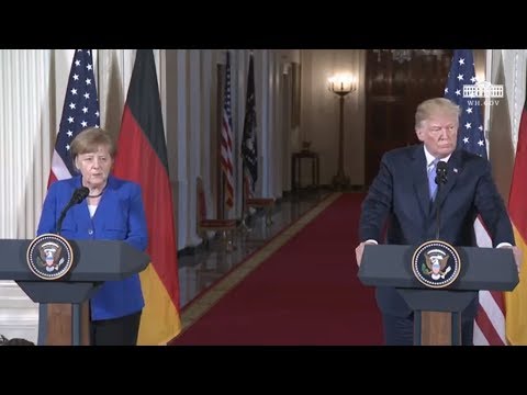 Youtube: President Trump Hosts a Joint Press Conference with Chancellor Merkel of Germany