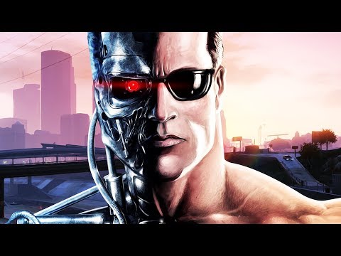 Youtube: THE TERMINATOR PLAYS GRAND THEFT AUTO 5! - (Funny VOICE Trolling)